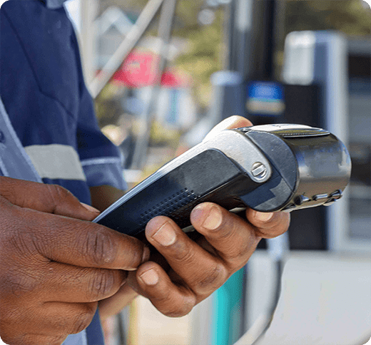 petrol station card payment