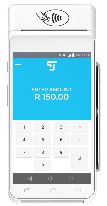 white android mobile pos