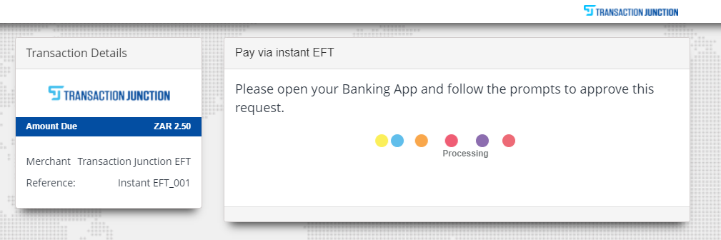 customer eft payment